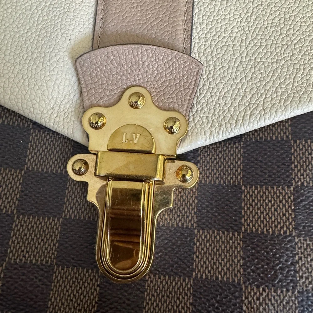 Louis Vuitton Checkered Brown and Cream Backpack - Picture 2 of 8